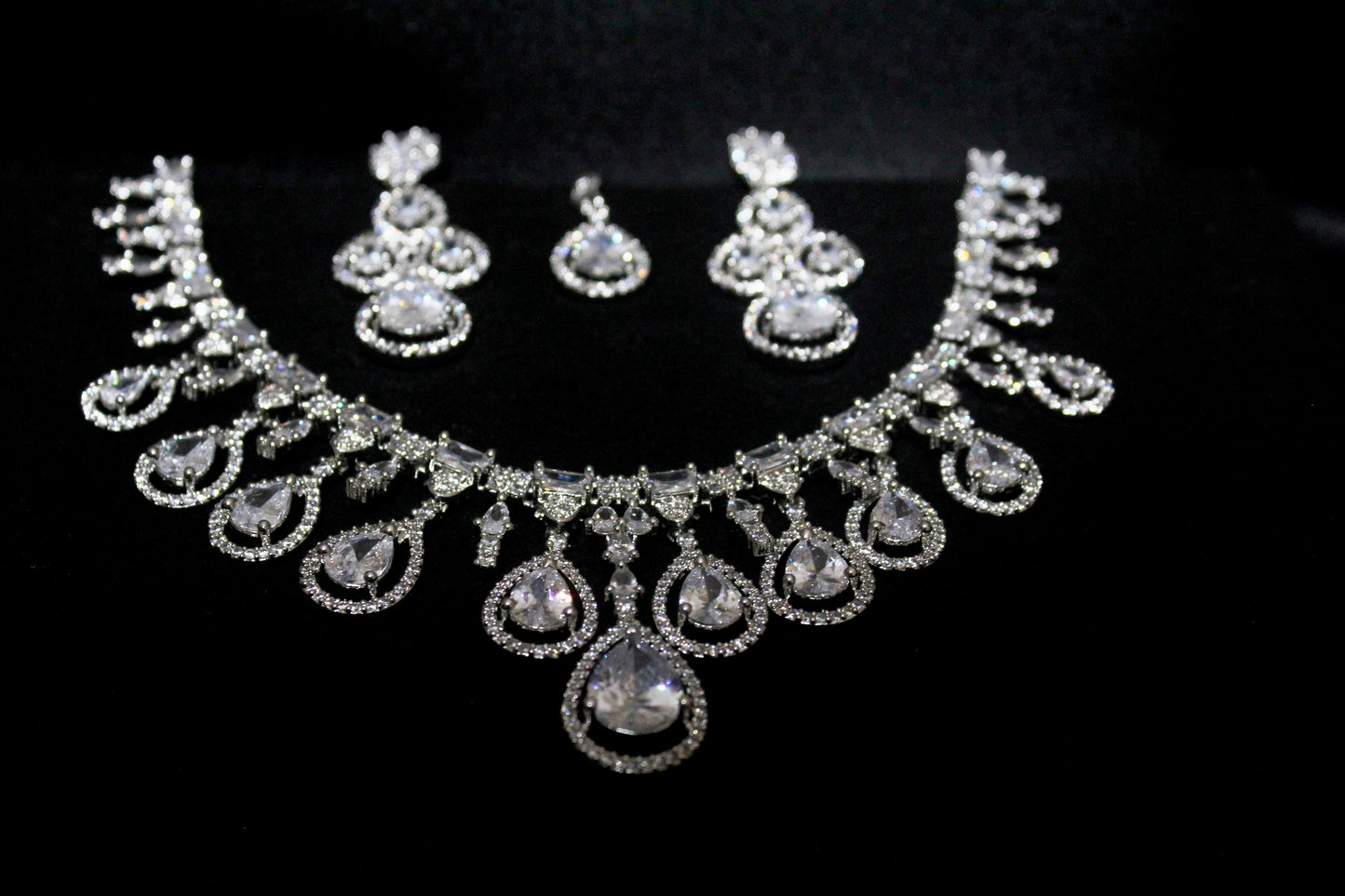 Luxury Silver Plated Bridal Set