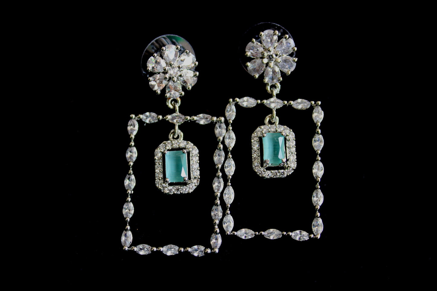 Elegant Mint Gem Drops