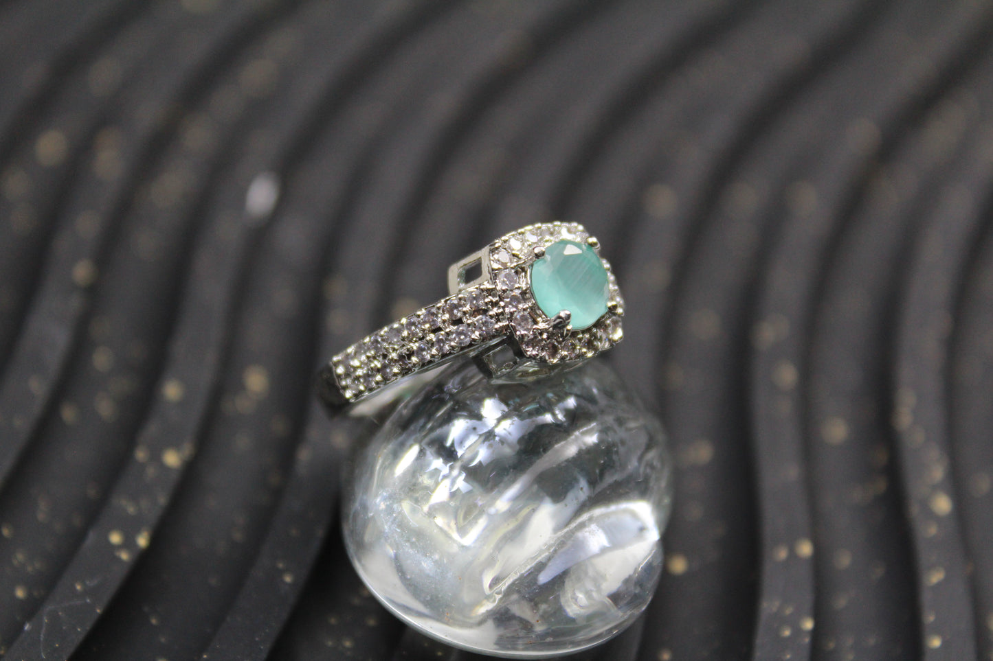 Square Zircon Ring