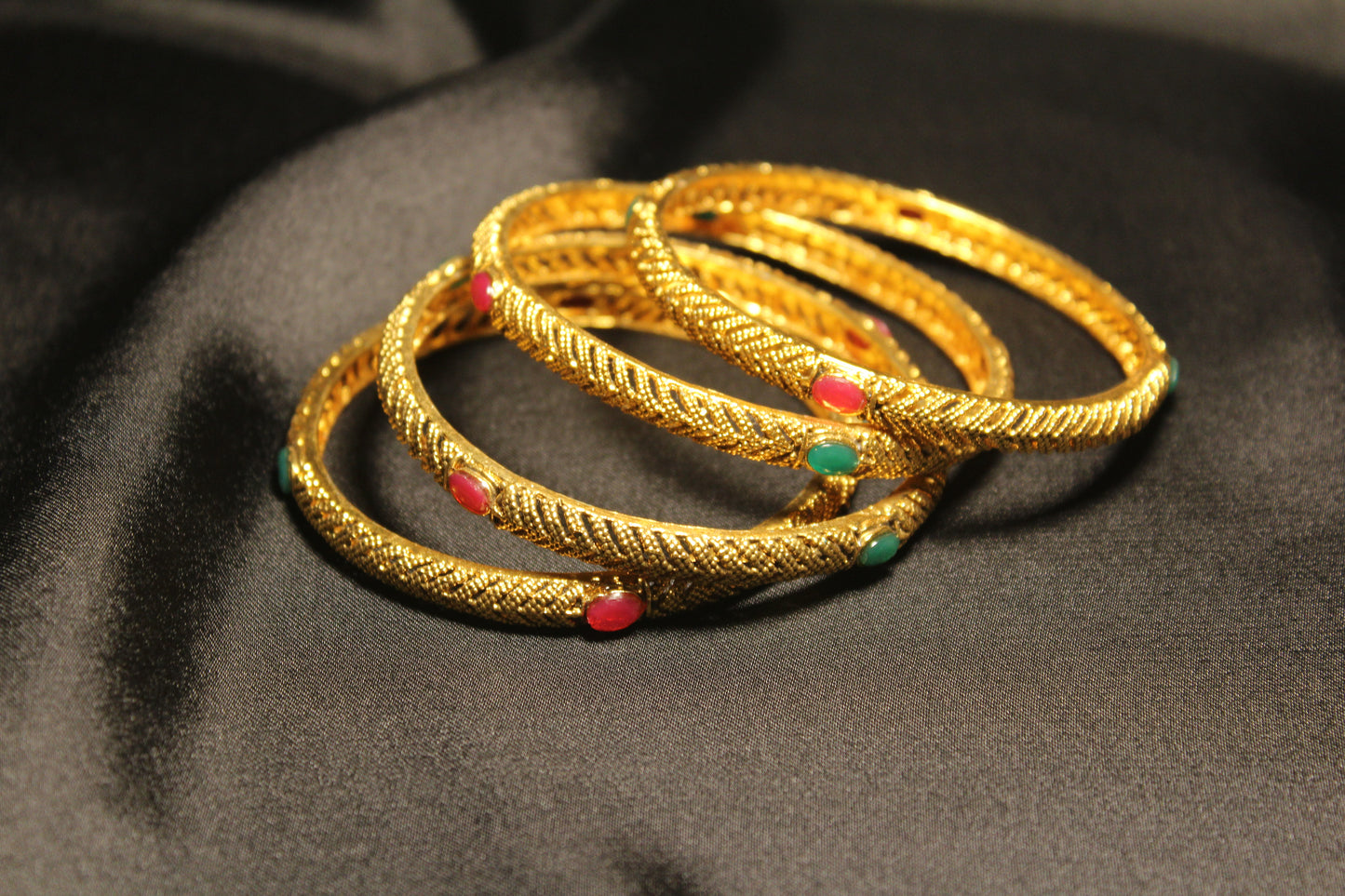 Gold Plated Indian Bangles