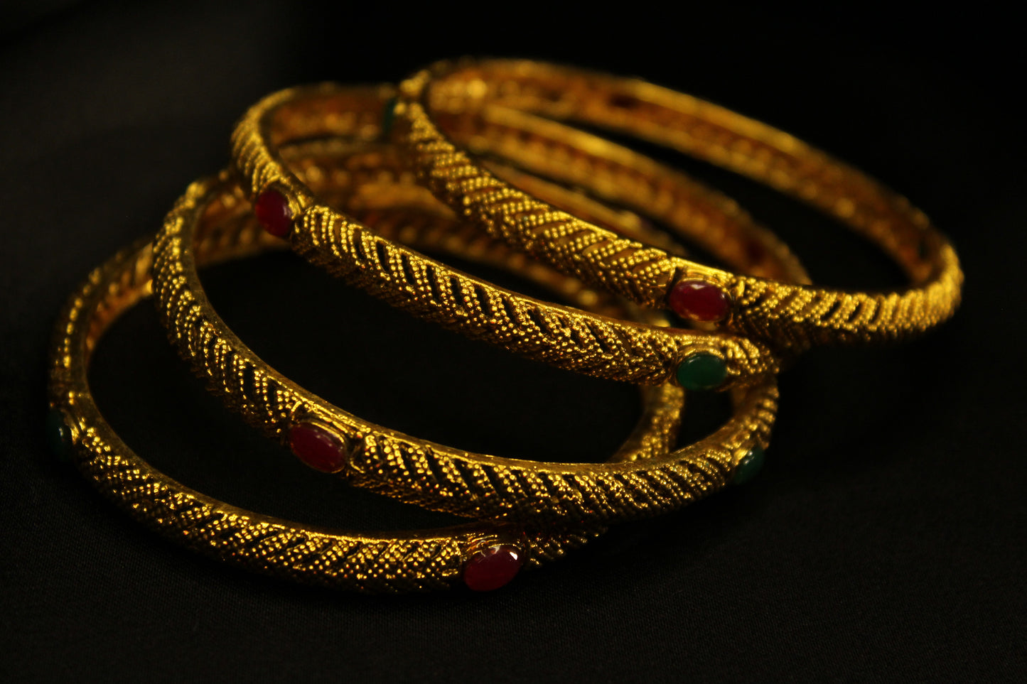 Gold Plated Indian Bangles