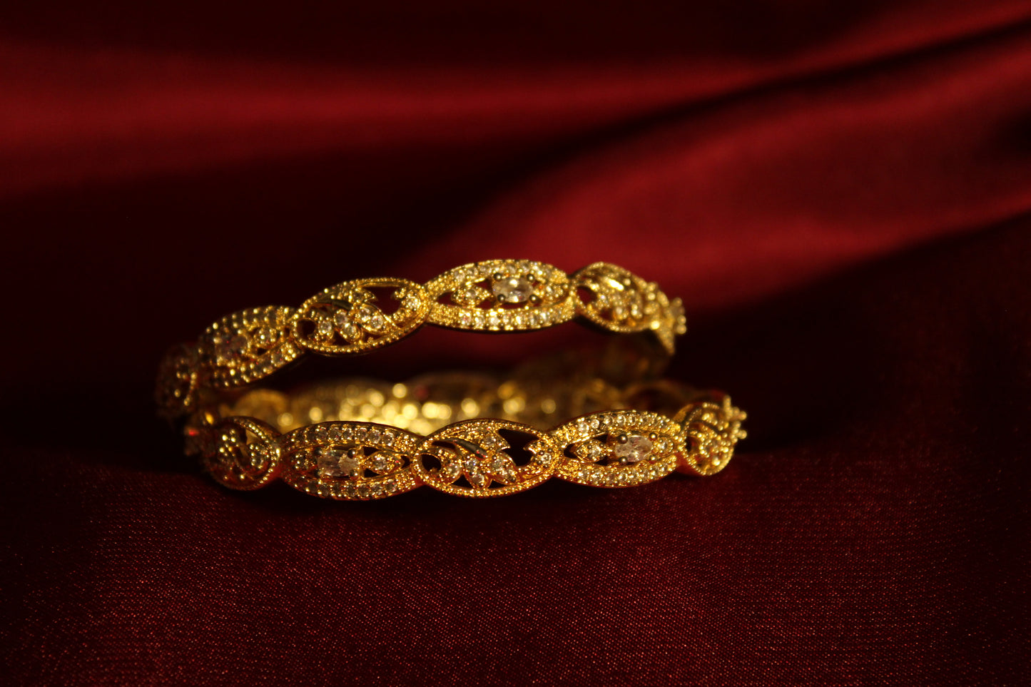 Ethnic Gold Plated Bangles