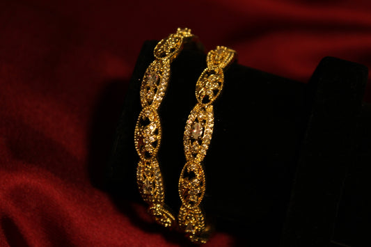 Ethnic Gold Plated Bangles