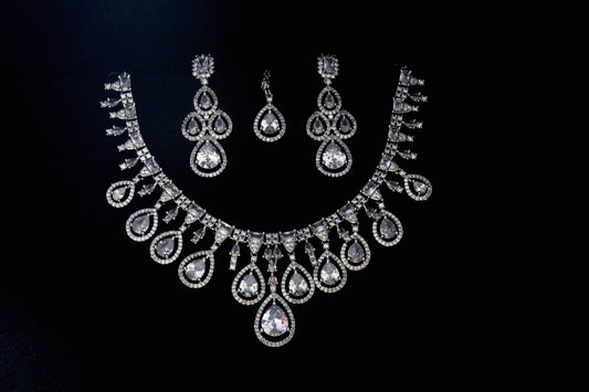Luxury Silver Plated Bridal Set