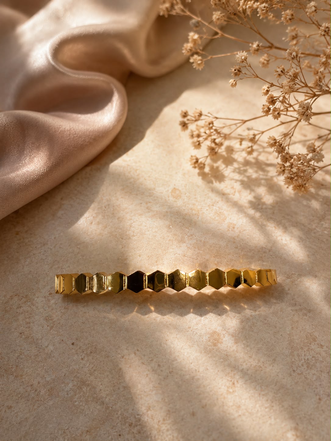 Diamond Cut Plain Cuff