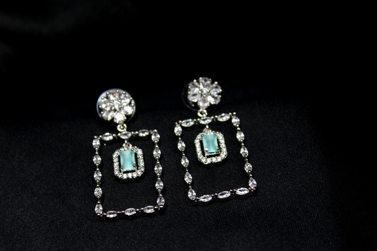 Elegant Mint Gem Drops