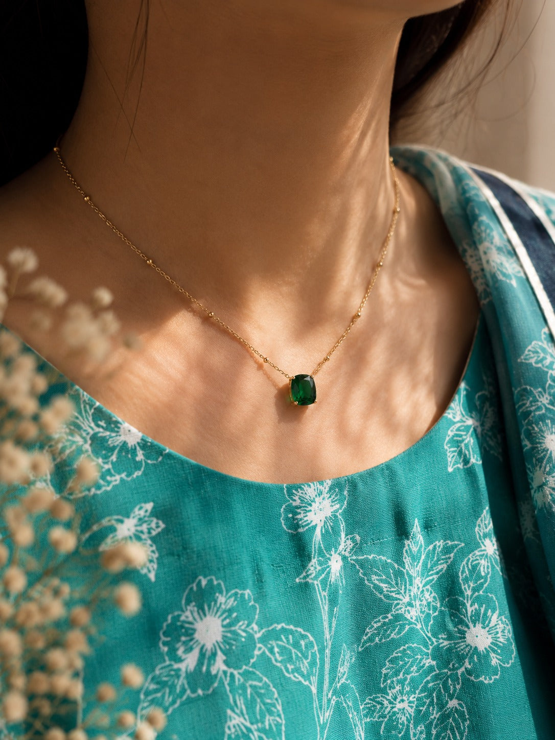 Green Stone Pendent