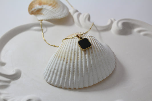 Double Sided Square Necklace