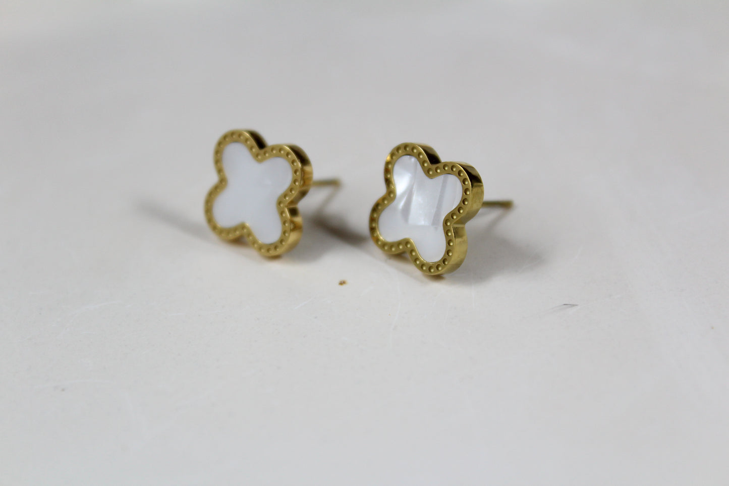 White Clove Studs