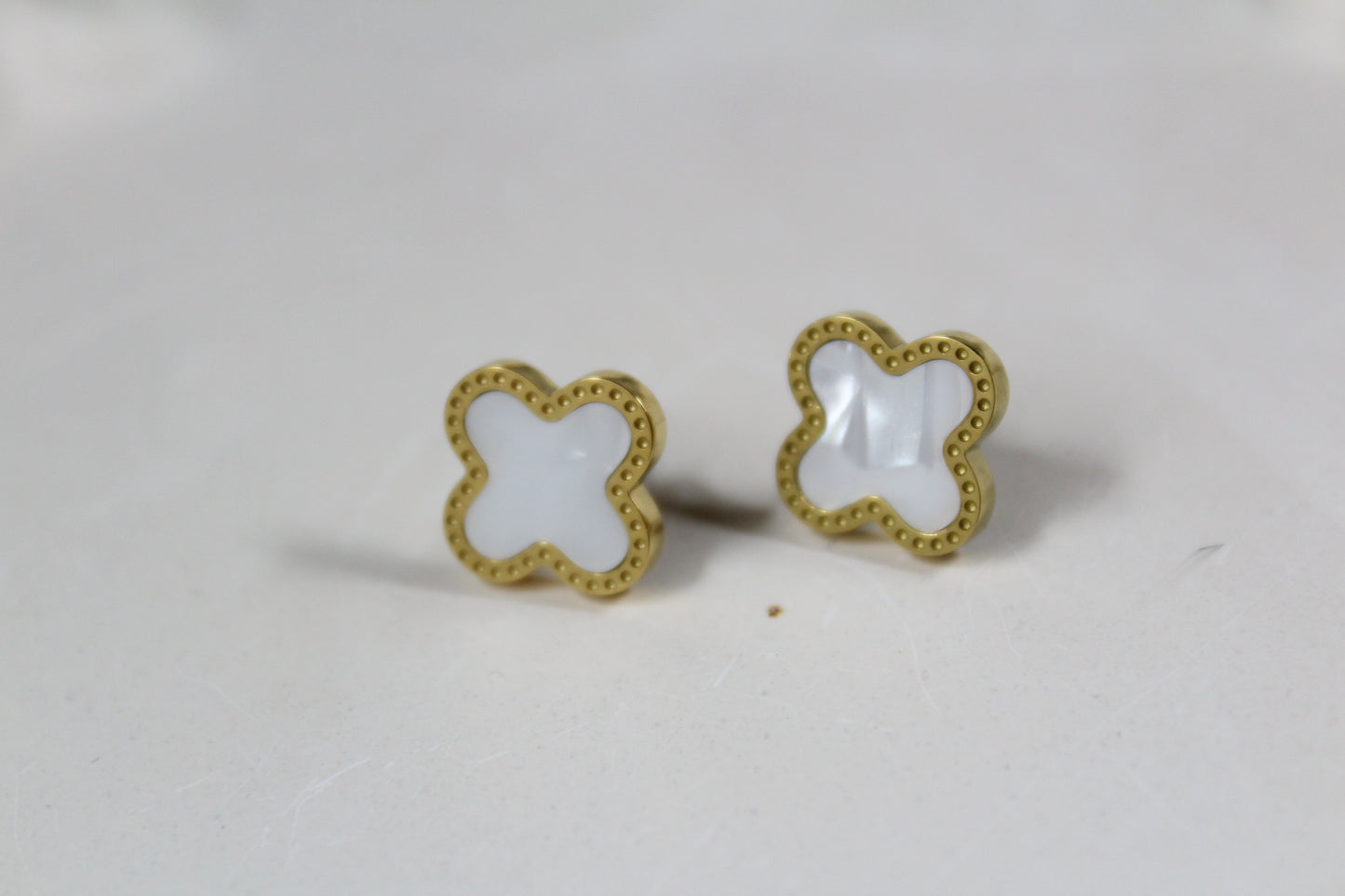 White Clove Studs