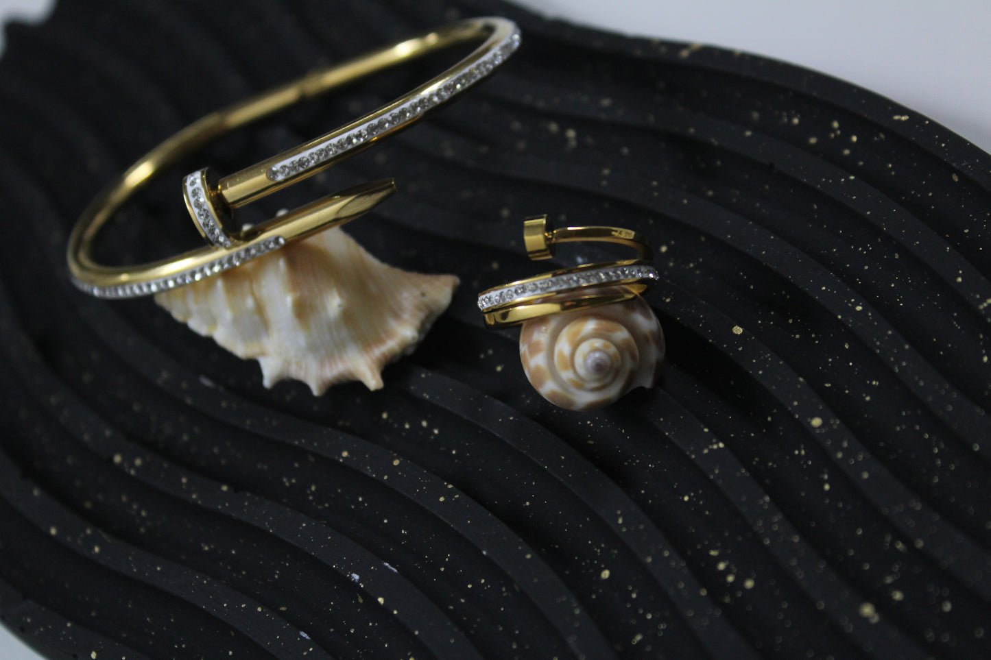 Nail Cuff Bracelet & Ring