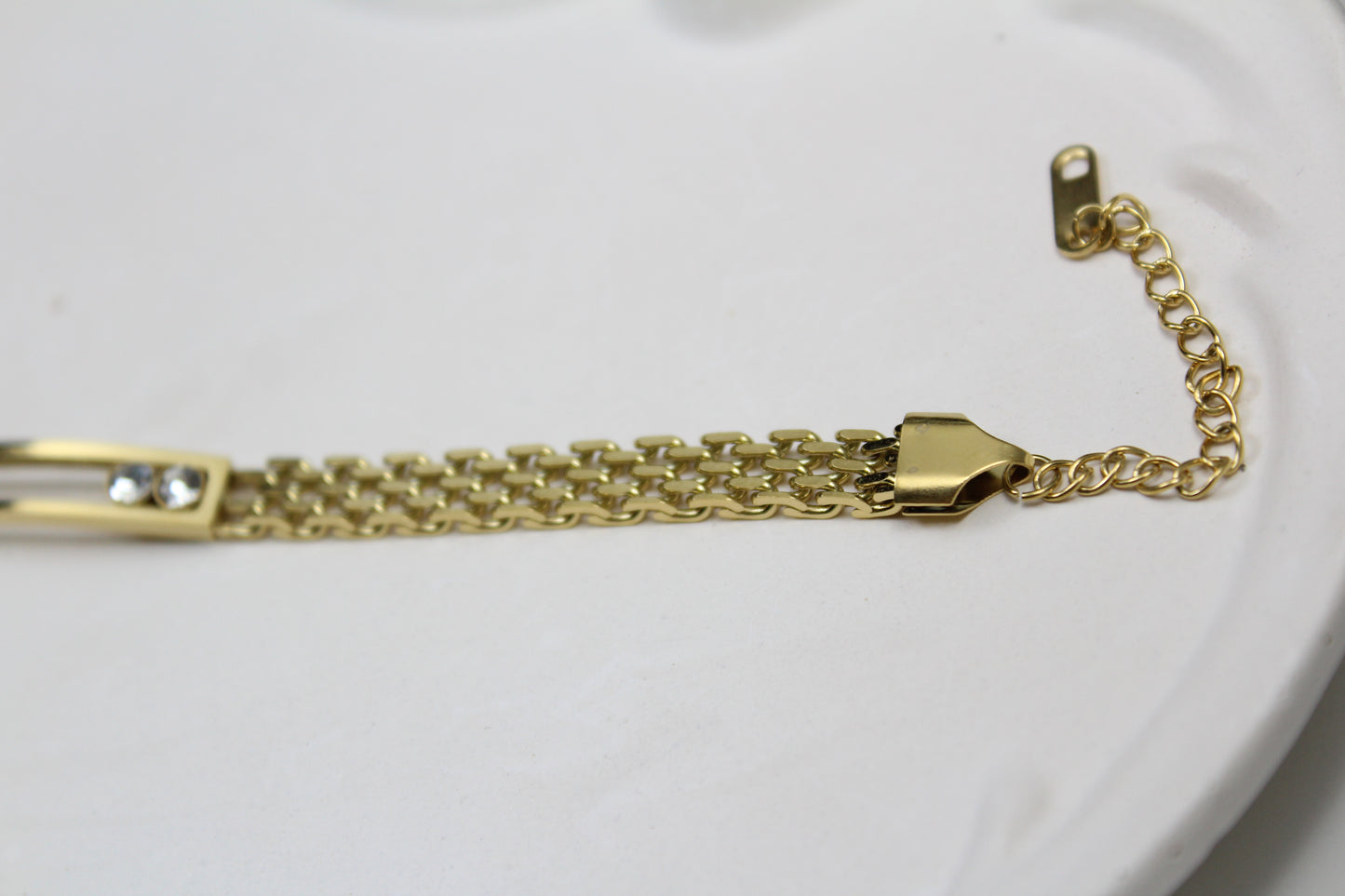 Pearl with Chain Bracelet