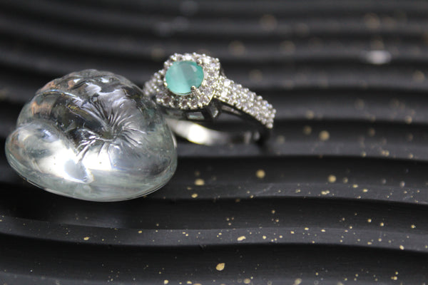 Square Zircon Ring