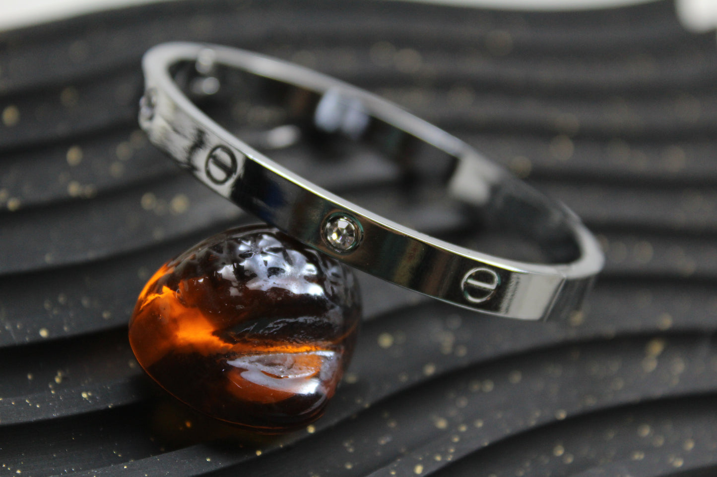 Stainless Steel Openable Cartier (Silver)
