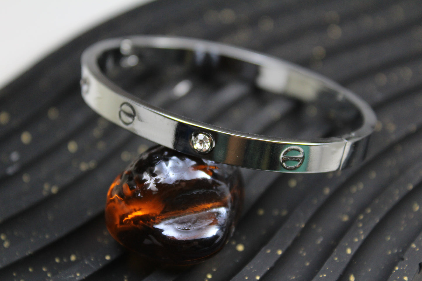 Stainless Steel Openable Cartier (Silver)
