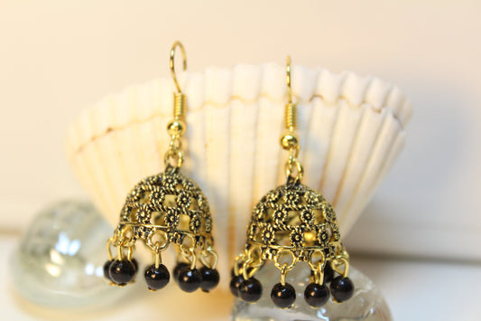 Black Ethnic Jhumki