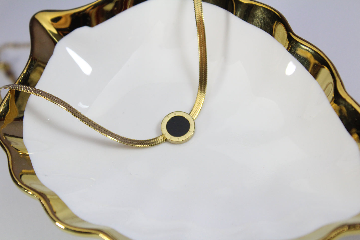 Black Stone Pendent