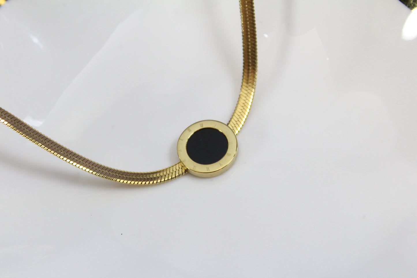 Black Stone Pendent