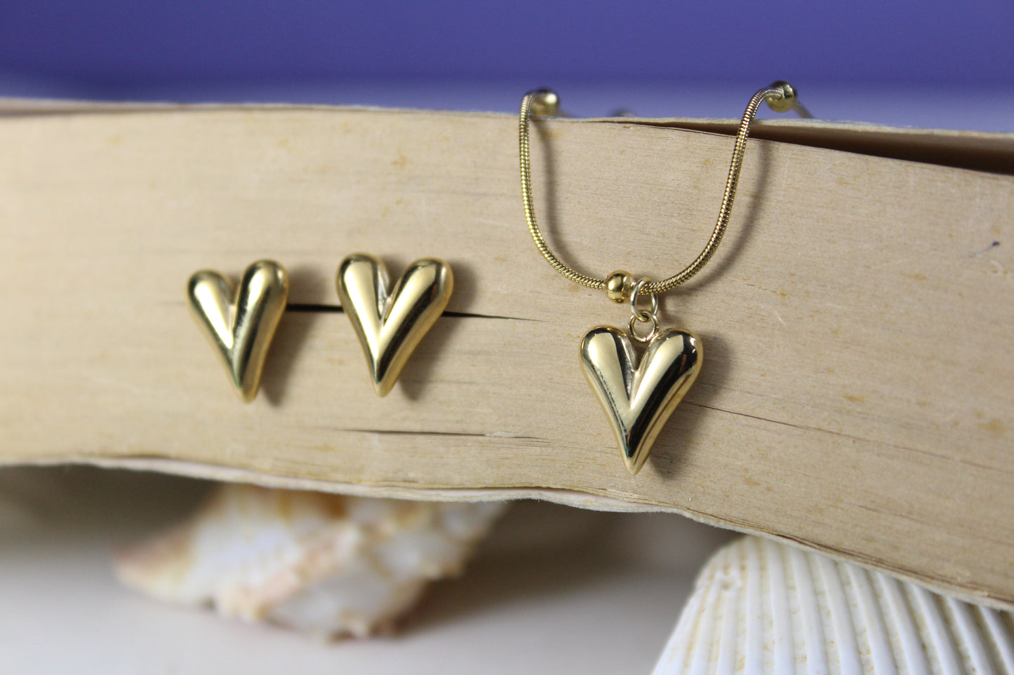 Stainless Steel Heart Set