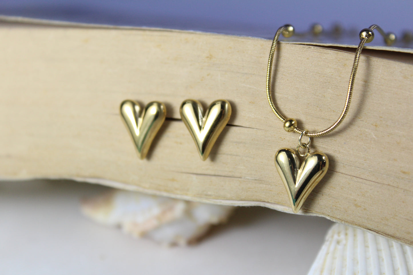 Stainless Steel Heart Set